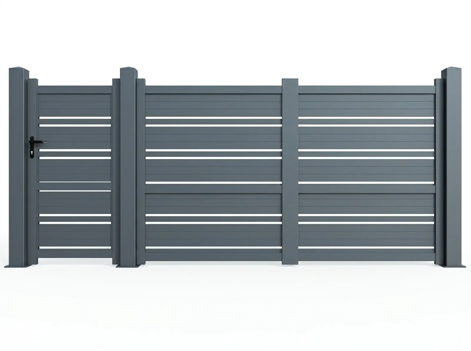 Set porti metalice din aluminiu, model 420, gri antracit, cu accesorii (de) (Copy) (Copy) (Copy)